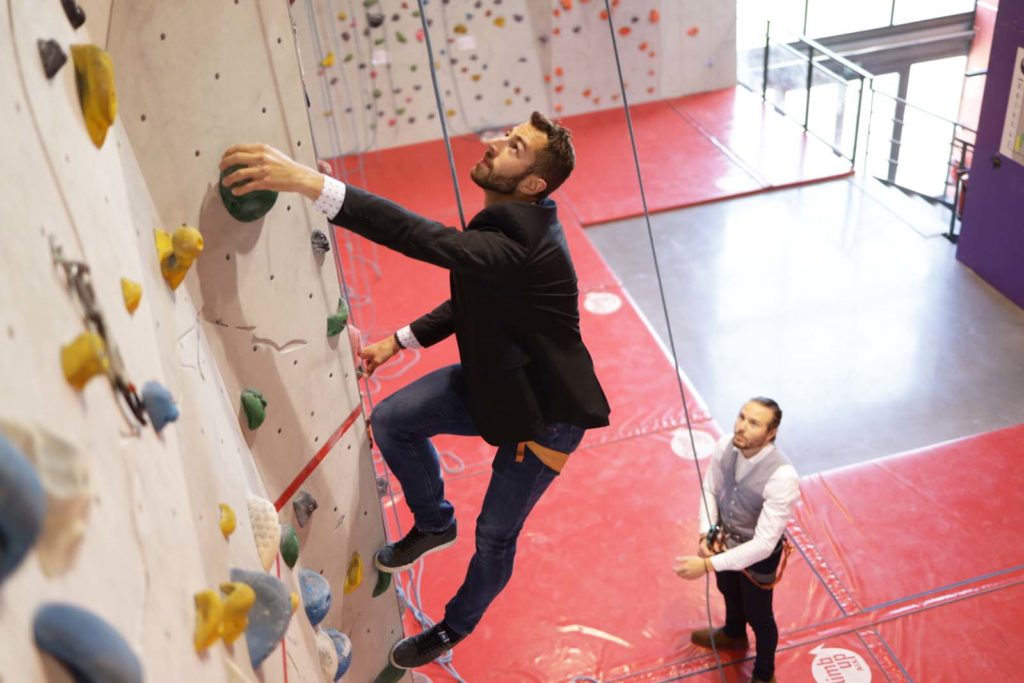 TEAM BUILDING SEMINAIRE ARBRE DE NOEL A CLIMB UP CAEN