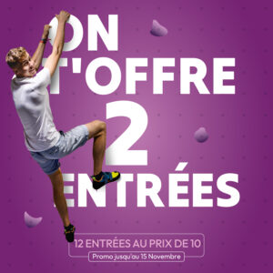 Climb Up Caen : 12 entrées au prix de 10